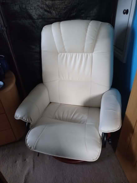 Photo of free Reclining chair and footstool (Old Town SG1) #1