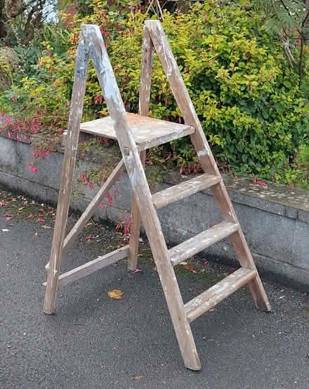 Photo of free Small wooden stepladders (Williamson Park LA1) #1