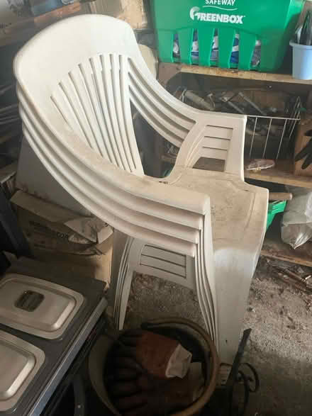 Photo of free 4 garden chairs (Ingatestone CM4) #1