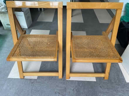 Photo of free Two folding chairs (Wormholt W12) #1