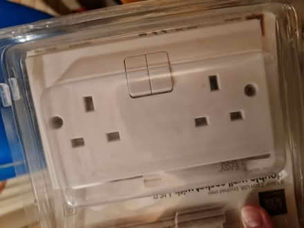 Photo of free White wall sockets (Copsewood CV2) #1