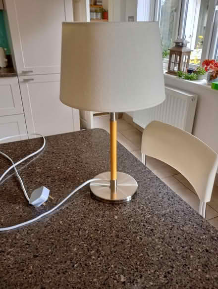 Photo of free Chrome & wooden lamp (Prestwood HP16) #2