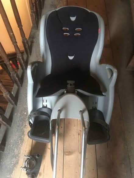 Photo of free Hamex toddler bicycle seat and fixing (Bishops Cleeve GL52) #1