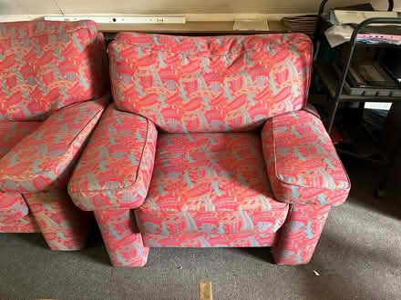 Photo of free Large Ikea Retro 2 piece sofa suite (Shoreham by Sea) #2