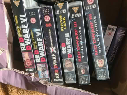 Photo of free 2 boxes VHS tapes (Romsey, CB1) #1