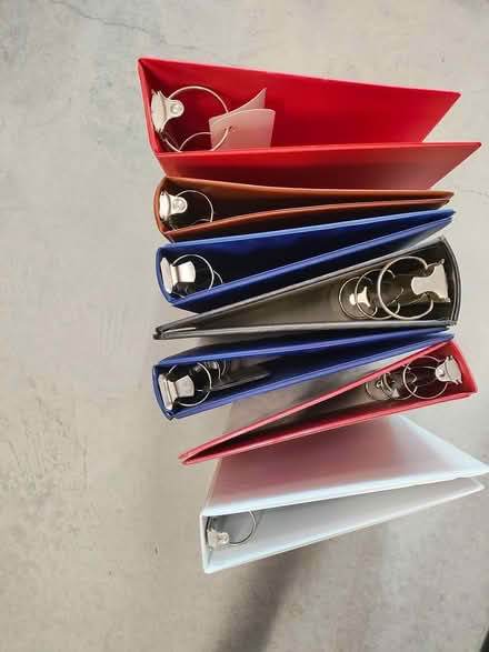 Photo of free Three-ring binders (Rockcrest) #1
