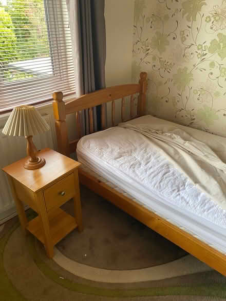 Photo of free Single pine bed (Dunstable LU6) #1