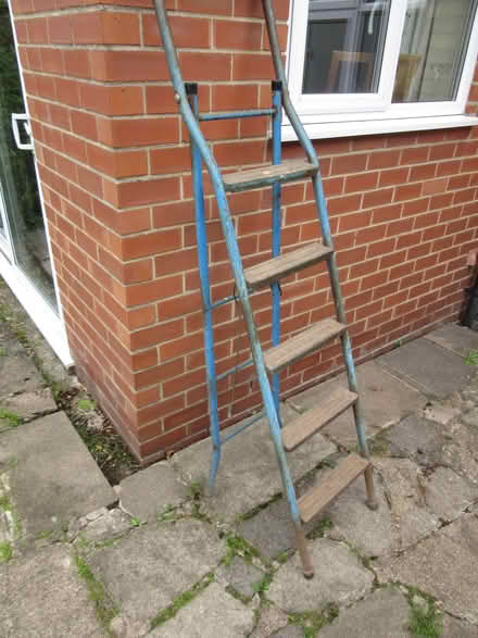 Photo of free Old metal step ladder (Littleover DE23) #1