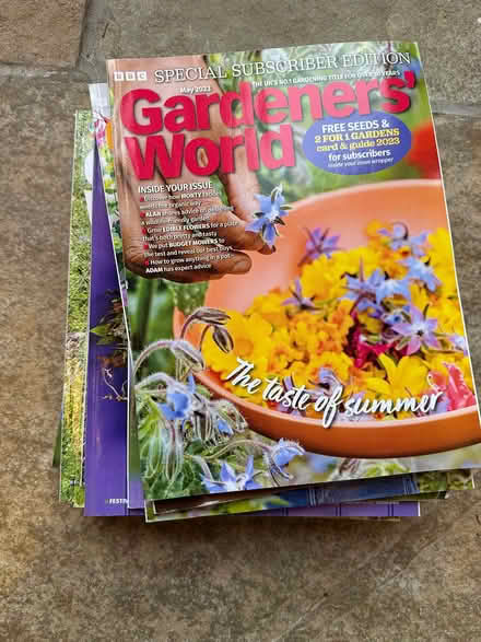 Photo of free Gardeners World magazines (Acton SY9) #1