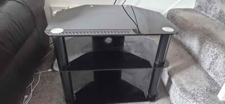 Photo of free Glass TV Table (Hucclecote Green GL4) #1