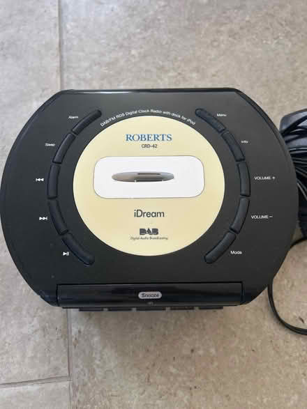 Photo of free Robert’s DAB alarm clock radio (BR1 Sundridge park) #2