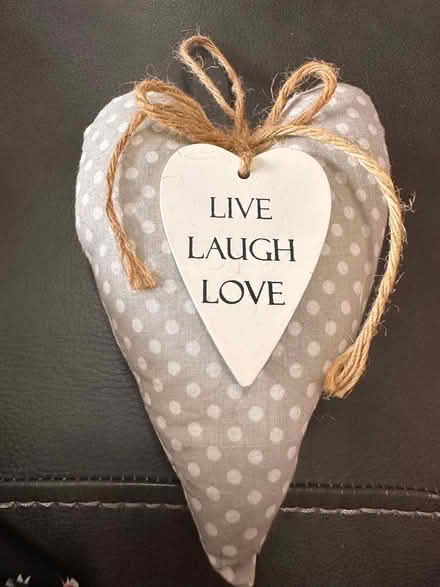 Photo of free Hanging heart beige and cream (Poplars SG2) #1