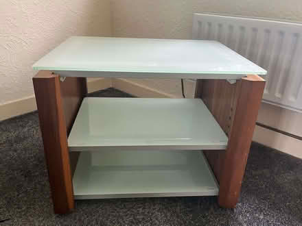 Photo of free Glass and wood table (Brookhouse LA2) #1