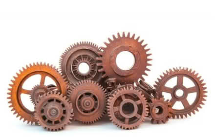 Photo of Cast iron gears (France Lynch, Chalford Hill) #1