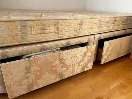 Photo of free Small double divan bed & mattress (West Kirby) #3