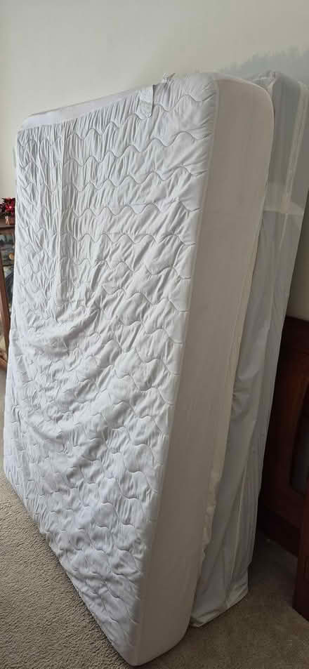 Photo of free Queen Mattress and Box spring (Central/West Cary) #1