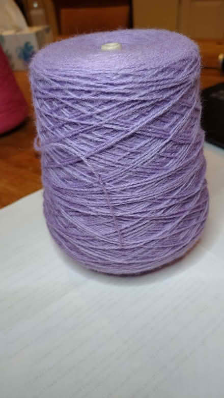 Photo of free Knitting yarn, acrylic, on cone. (GU10) #2