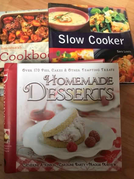 Photo of free Three cookery books (Oswestry SY11) #1
