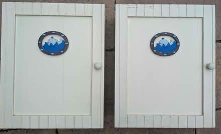 Photo of free Quirky pair of bathroom cabinets (Bearsted. Maidstone.) #1