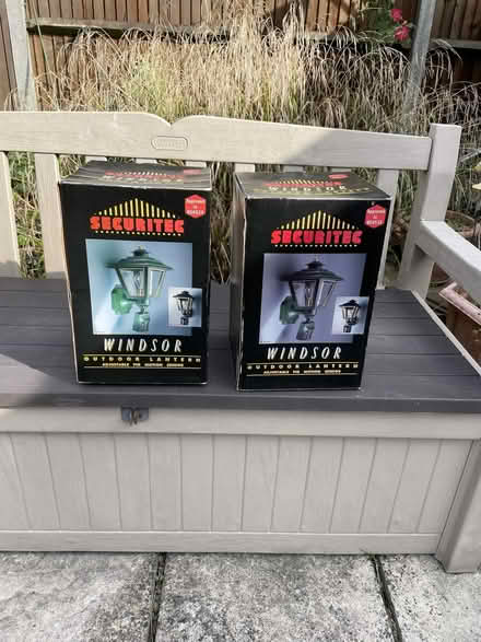 Photo of free Outdoor lantern/lights x 2 (Ruislip HA4) #1