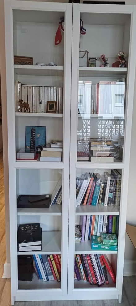 Photo of free IKEA BILLY Bookcase White w/ Doors (E3 - Saint Clements Avenue) #2