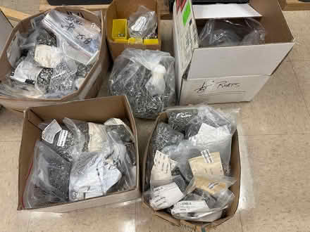 Photo of free Large vise, stainless fasteners (Near Slack and Merivale) #3
