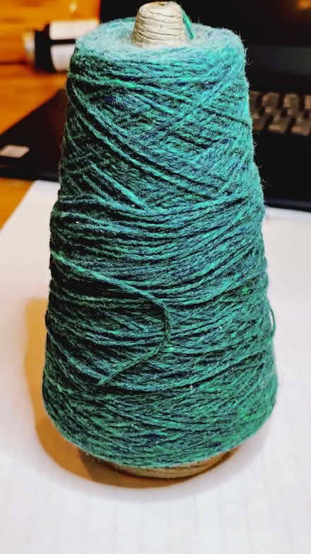 Photo of free Knitting yarn, acrylic, on cone. (GU10) #1