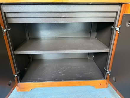 Photo of free A wooden hostess trolley. Good condition - 25 years old (Highcliffe BH23) #2