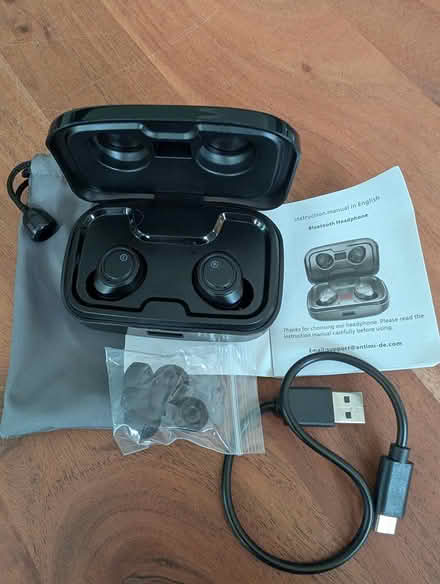 Photo of free Bluetooth ear buds w/charging dock (Teele Square) #1