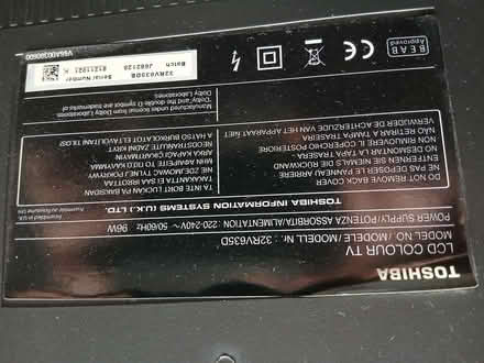 Photo of free Toshiba TV (SW16) #4