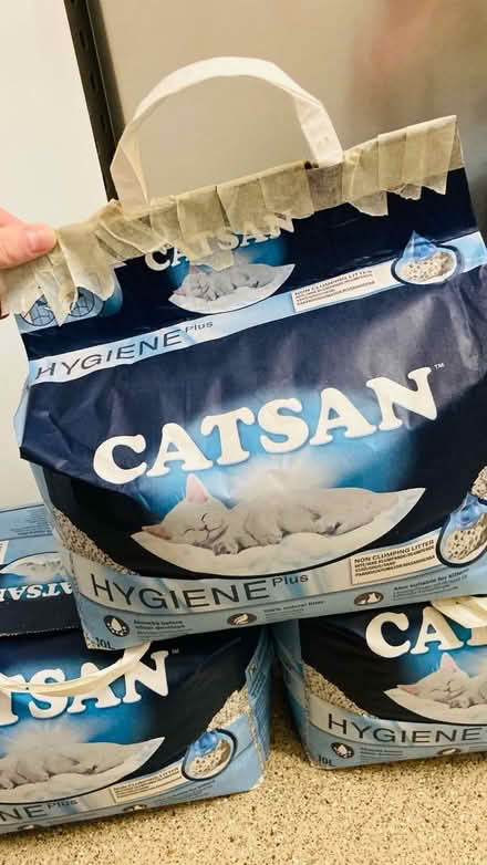 Photo of free 3 x 10L BAGS OF CATSAN CAT LITTER (kx/angel - WC1X) #2