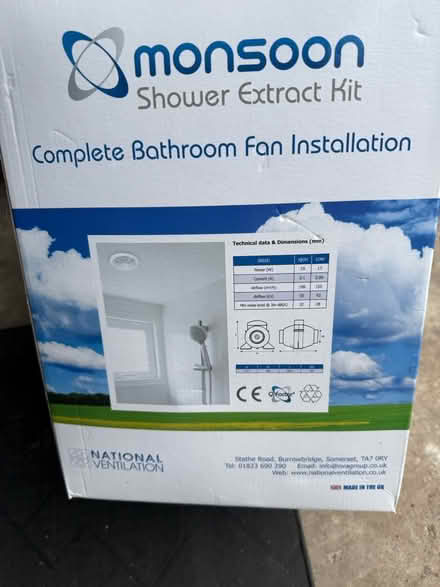 Photo of free Bathrooms ceiling extractor fan kit (Redditch B98.) #2