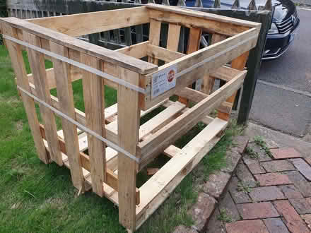 Photo of free Pallet with built up sides (Malvern Link WR14) #1