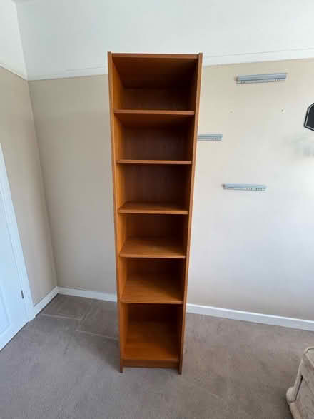 Photo of free Tall narrow bookcase (Shirley CR0) #1