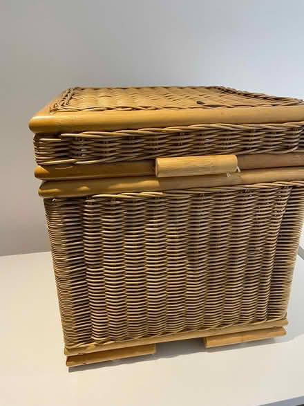 Photo of free Vintage Rattan Wool Box (Ravenscourt Park W6) #2