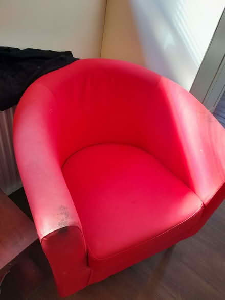 Photo of free 2 red IKEA chhairs (Bridge of Allan FK9) #1