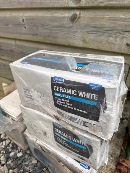 Photo of free White tiles (Hurst Green TN19) #1