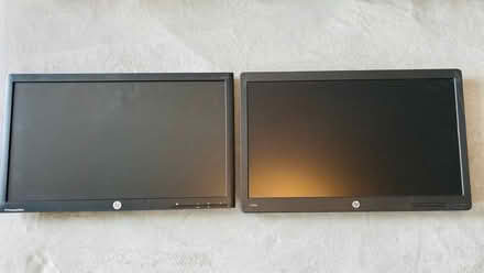 Photo of free 2 x 21.5” HP MONITORS (NO STANDS) (kx/angel - WC1X) #1
