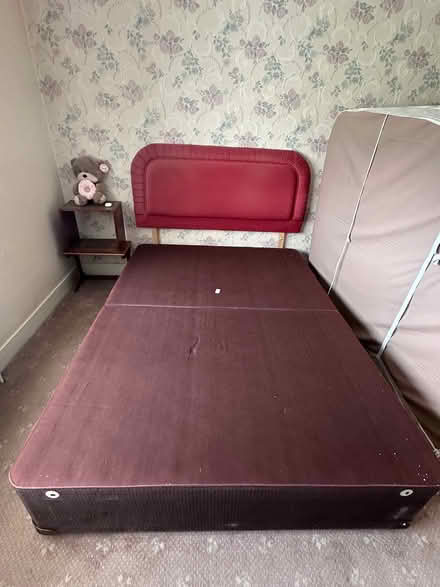 Photo of free Double divan bed with headboard (Sheffield S12) #1