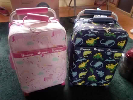 Photo of free 2 children's wheeled suitcases (RG30) #1