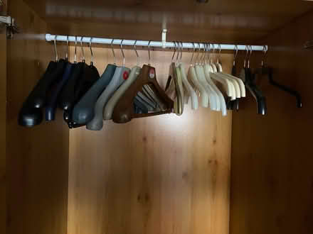 Photo of free 24 Mixed Coat Hangers (Hilton DE65) #1