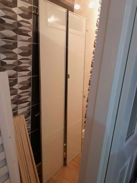 Photo of free White doors for Ikea billy bookcase (Sandylands morecambe LA3) #2