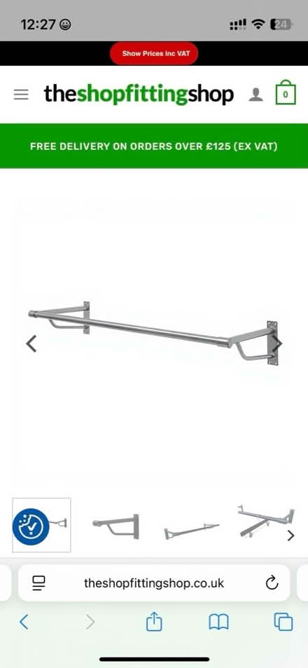 Photo of free Heavy duty clothes rail (HA1 Harrow) #1