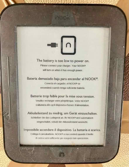 Photo of free Old nook book not working… (Southend-on-sea SS1) #1