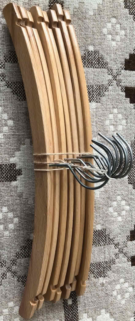 Photo of free Wooden skirt hangers (Buckhurst Hill IG9) #1