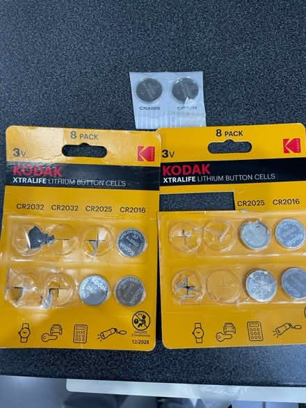 Photo of free Batteries CR2025 & CR2016 (DA16) #1