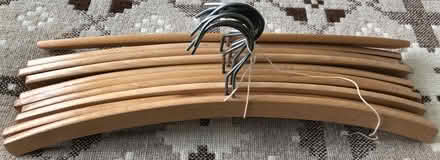 Photo of free Wooden coat hangers (Buckhurst Hill IG9) #1