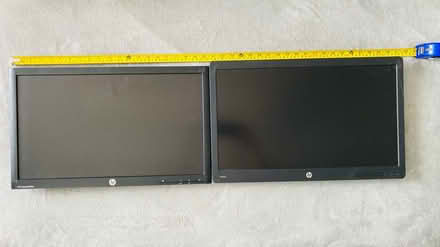Photo of free 2 x 21.5” HP MONITORS (NO STANDS) (kx/angel - WC1X) #2