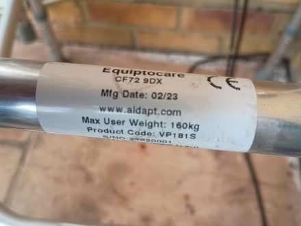 Photo of free Walking frame with wheels (Little Heath RG31) #3