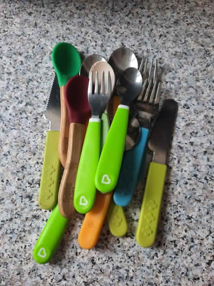 Photo of free Toddler plates and cutlery (Chalgrove, OX44) #3